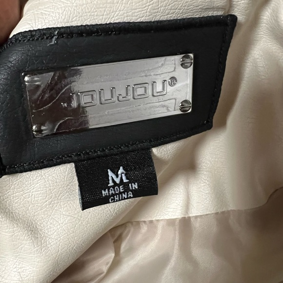 Jou Jou Women's Jackets Size Medium Cream New - Picture 4 of 11